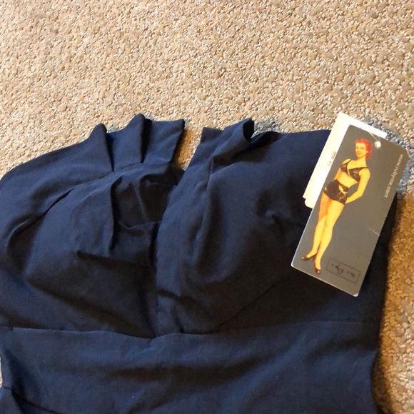 Little Black Strapless Cocktail Dress - Picture 8 of 9